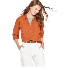 NWT A.NEW.DAY button down shirt